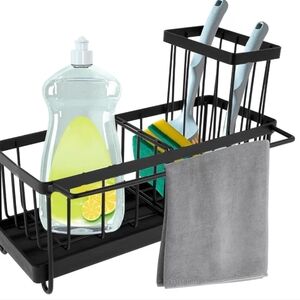 Kitchen Squire Kitchen Sink Caddy- Black